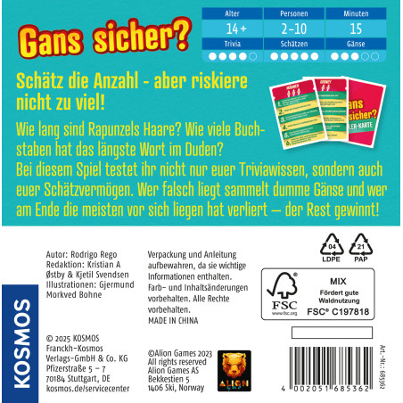 Gans sicher?