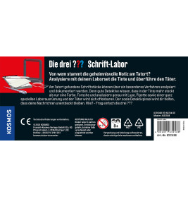 Die drei ??? Schrift-Labor