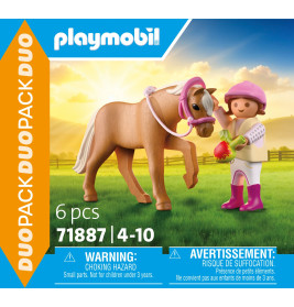 DuoPack Mädchen mit Pony