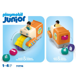 JUNIOR: Spaßiges Müllsammelfahrzeug