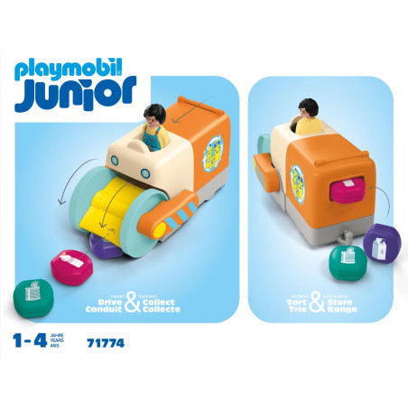 JUNIOR: Spaßiges Müllsammelfahrzeug