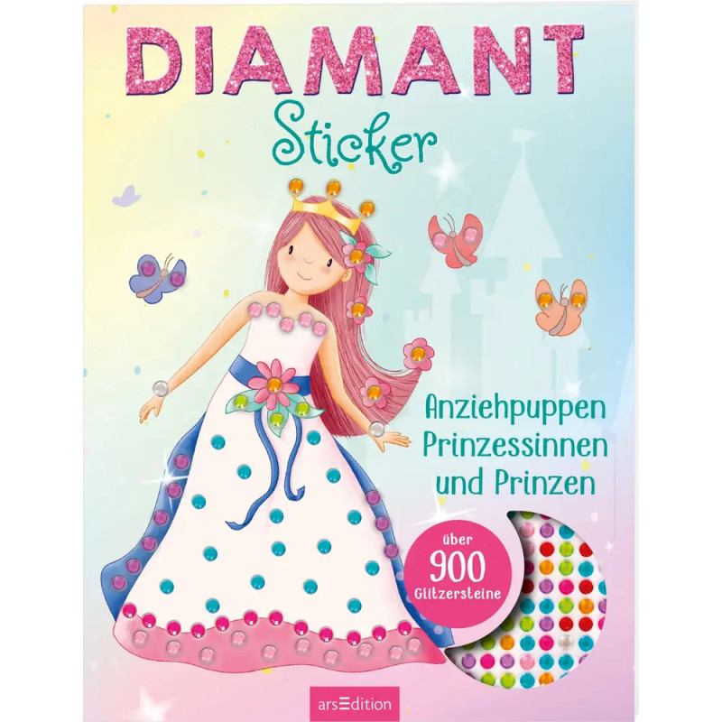 Diamantsticker Anziehpuppen Prinzessinnen u.Prinzen