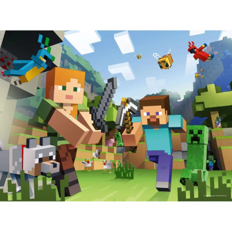 Minecraft Steve und Alex 100 Teile XXl