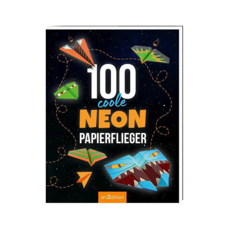 100 coole Neon-Papierflieger