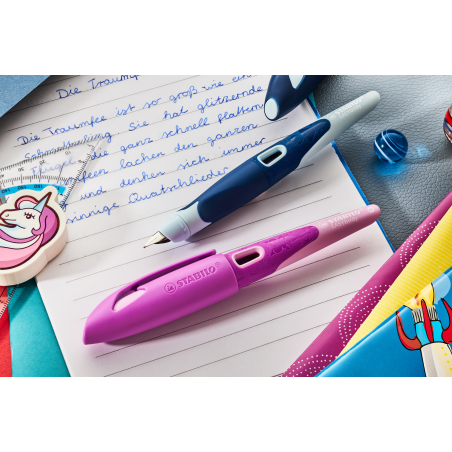 Füller EASYbirdy blau rechts Dream World