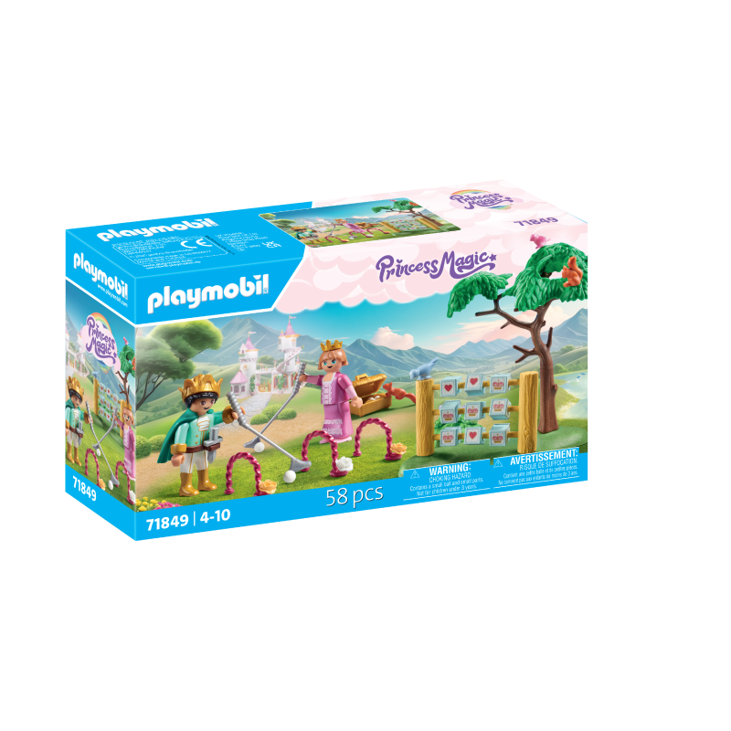 Playmobil Princess Magic Spielset-Verpackung mit Prinzessin und Zubehör auf der Box abgebildet. Playmobil Princess Magic Spielset-Verpackung mit Prinzessin und Zubehör auf der Box abgebildet.