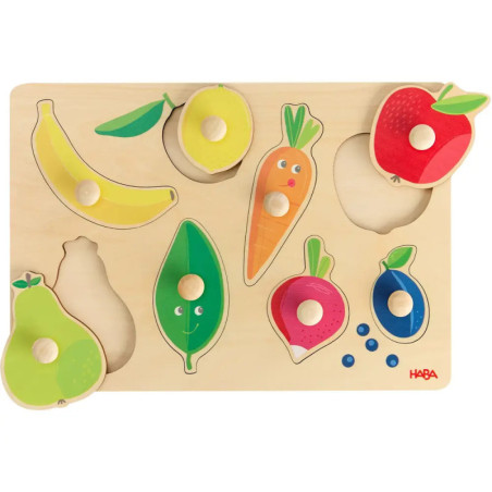 Greifpuzzle Obst/Farb,