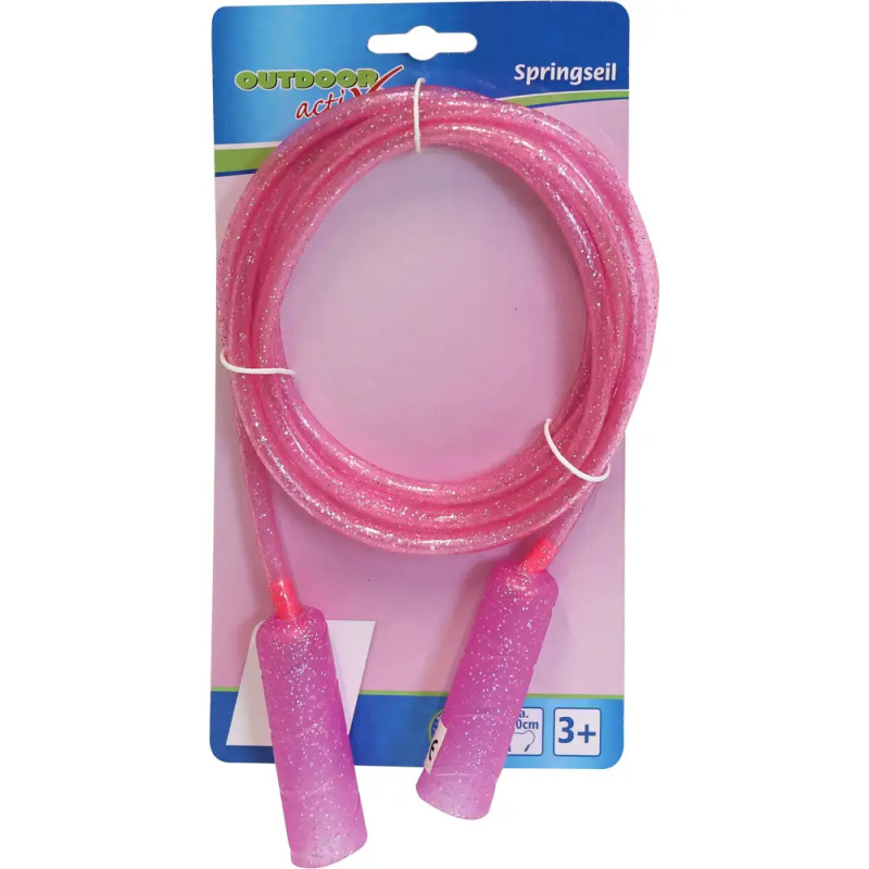 Outdoor active Springseil mit Glitter, Länge 230 cm