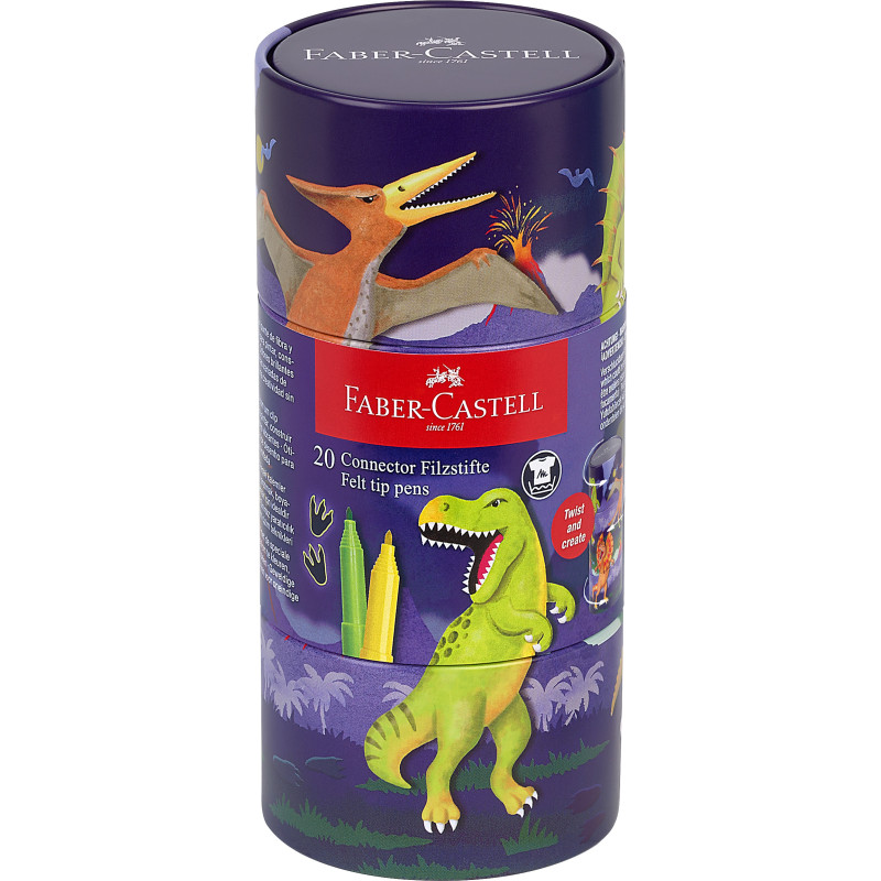Filzstift Connector Dino