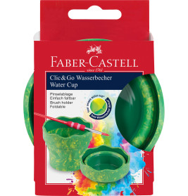 Wasserbecher Clic&Go grün marb le