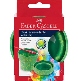 Wasserbecher Clic&Go grün marb le