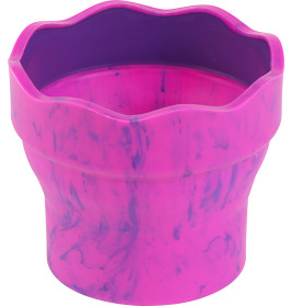 Wasserbecher Clic&Go pink marb le