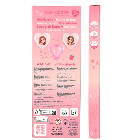 TOPModel bedruckte Badebombe