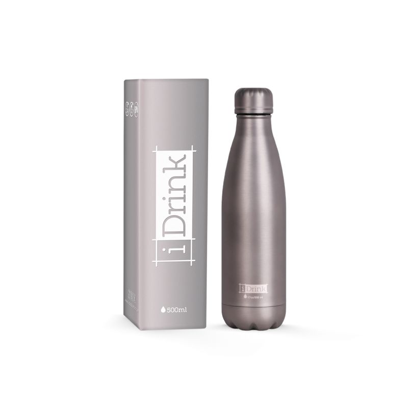 Thermoblock 500ml metallisch grau
