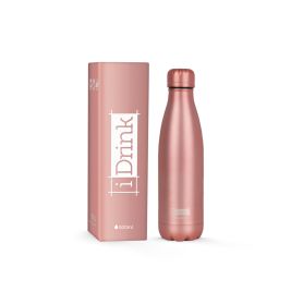 Thermoflasche 500ml metallisch rosa