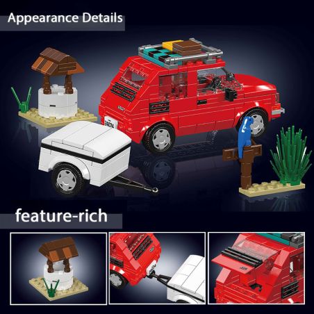 Mould King Fiat 126P Outdoor A dventure