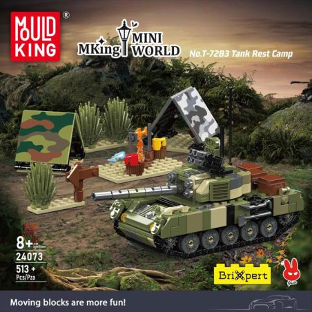 Mould King T-72B3 Tank Rest Ca mp