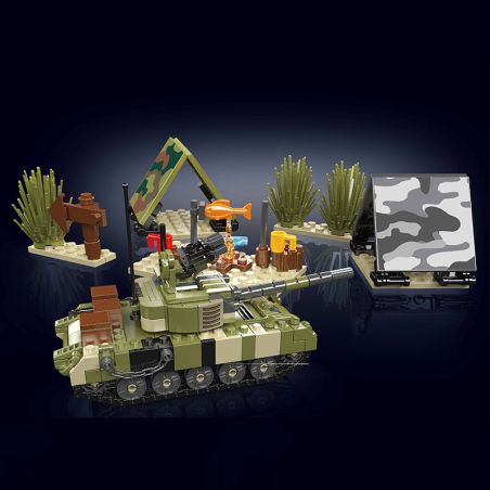 Mould King T-72B3 Tank Rest Ca mp