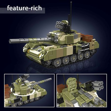 Mould King T-72B3 Tank Rest Ca mp