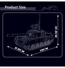 Mould King T-72B3 Tank Rest Ca mp