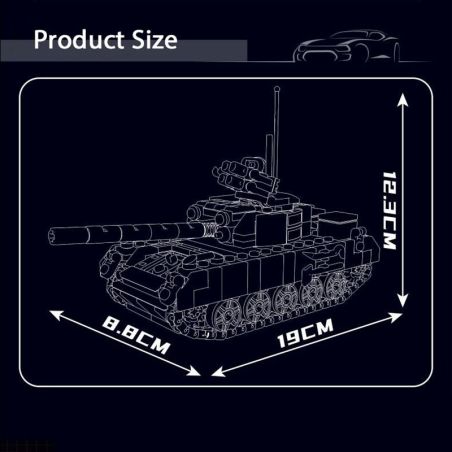 Mould King T-72B3 Tank Rest Ca mp