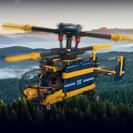 Mould King Coaxial Counter-Roa tating Helicopter
