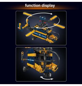 Mould King Coaxial Counter-Roa tating Helicopter
