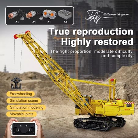 Mould King 17001 Crawler Crane Raupenkran inkl.