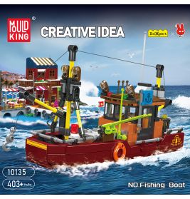 Mould King Fishing Boat