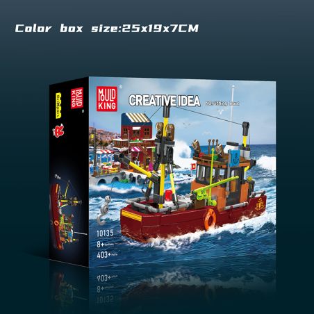 Mould King Fishing Boat