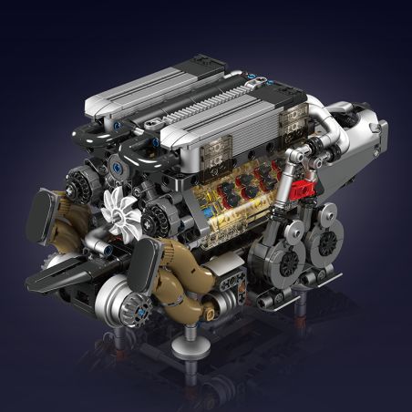 Mould King BGT W 16 Engine