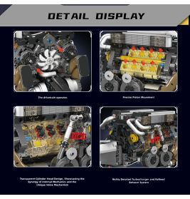 Mould King BGT W 16 Engine
