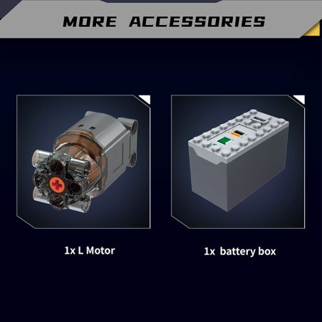 Mould King BGT W 16 Engine