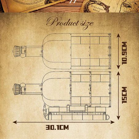 Black Pearl in a Bottle S