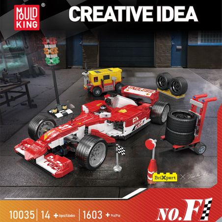 F1 Pit Stop Szene 1603pcs