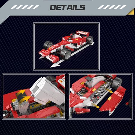 F1 Pit Stop Szene 1603pcs