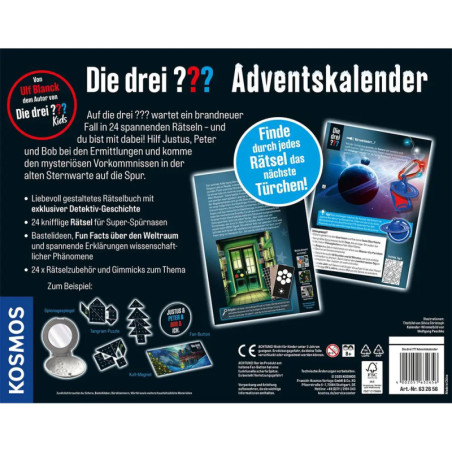 Die drei ???-Adventskalender 2025 geheimnisvolle Sternwarte