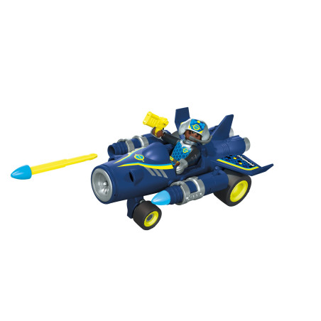 Rasender Space-Jet