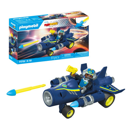 Rasender Space-Jet