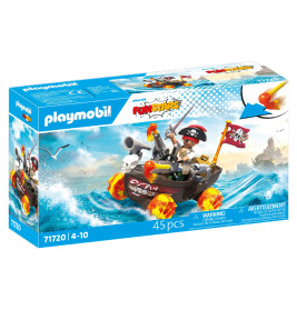 Rasendes Piratenboot