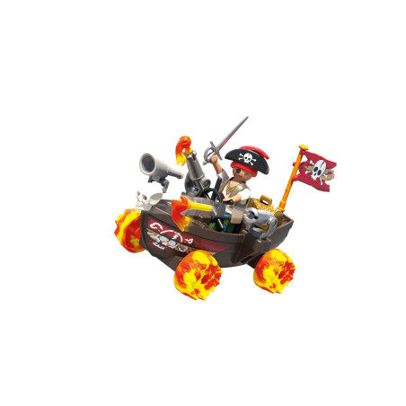 Rasendes Piratenboot
