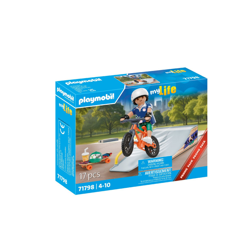 Skateboard mit Rampe