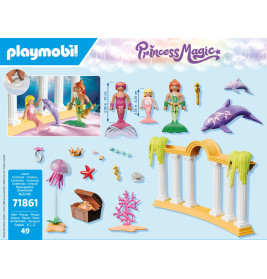 Meerjungfrauen-Schatz mit Delfinen