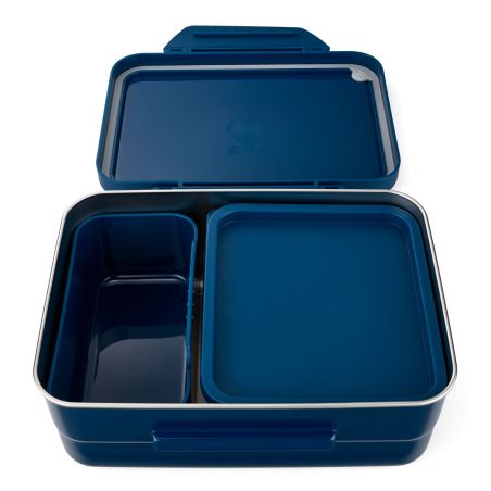Edelstahl Brotdose Blue satch