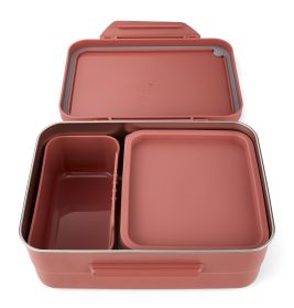 Edelstahl Brotdose Nordic Coral Satch