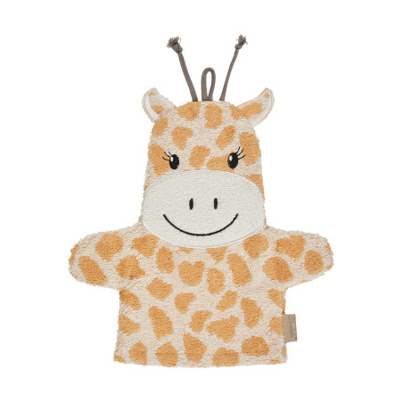Waschhandschuh GIRAFFE Kaya sand