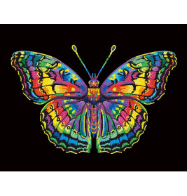 Diamond Painting Neon Schmetterling