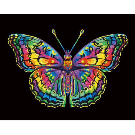 Diamond Painting Neon Schmetterling