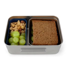 Brotdose Edelstahl Blau Ergobag