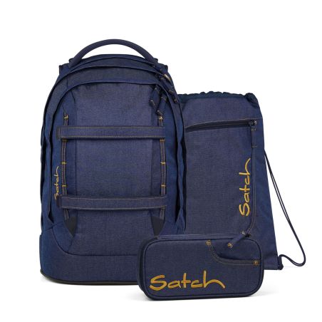 Pack Schulrucksack Set Denim satch